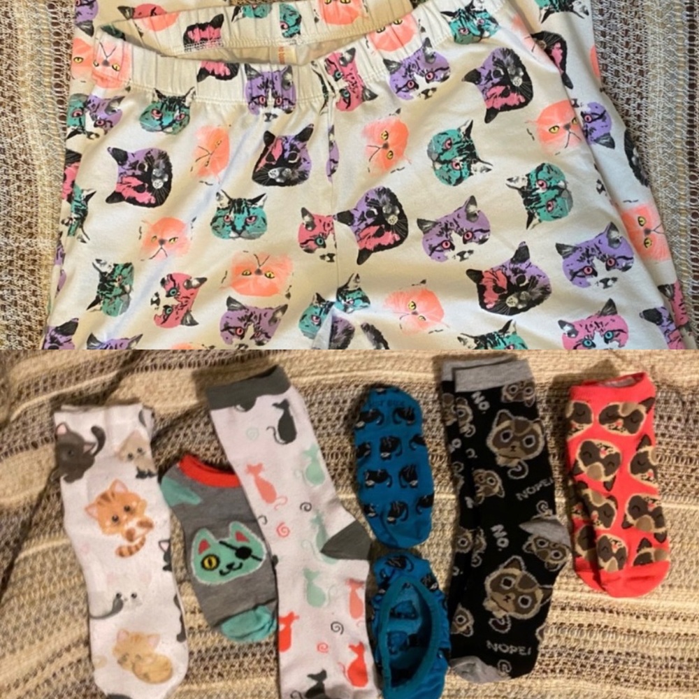 Cat Leggings and Cat Socks Bundle 😻